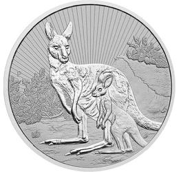 10 dolari, Ilustrare cangur, argint de 999/1000, 311 g, Australia, 2023