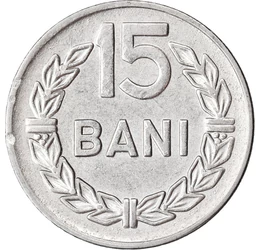 Cunoscuta monedă de 15 bani, 15 bani, România, 1966