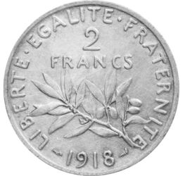  2franci,Marianne, Ag, 1898-1920, Franţa
