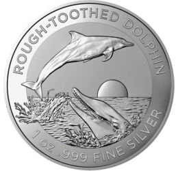 1 dolar, Delfini, argint de 999/1000, 31,1 g, Australia, 2023