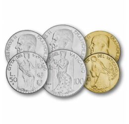 10, 20, 50, 100, 200 lire, ,  , 0, Vatican, 1979
