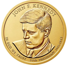 John F. Kennedy, 1 dolar, SUA, 2015