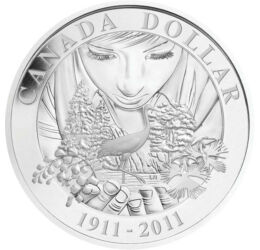  1 dolar,Patrim.Canadian,argint,2011, Canada