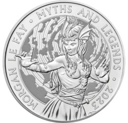 5 lire, Morgan le Fay, , cupru, nichel, 28,28 g, Marea Britanie, 2023