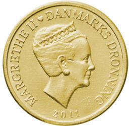DEN/ 10 coroane, Margareta II, 2011, Danemarca