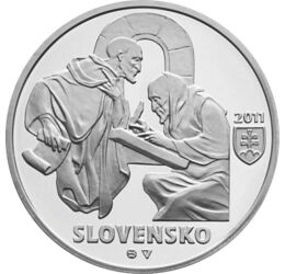  10 euro, Zobor, Ag, bu, 2011, Slovacia