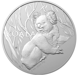 1 dolar, Koala, argint de 999/1000, 31,1 g, Australia, 2024