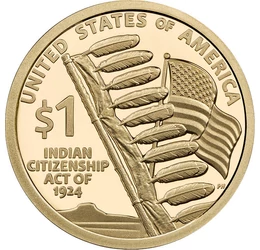 1 dolar, Steagul american, , cupru, nichel, 8,1 g, SUA, 2024