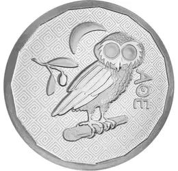 1 liră, Ilustraţie bufniţă, argint de 999/1000, 31,1 g, Insula Sfânta Elena, 2024