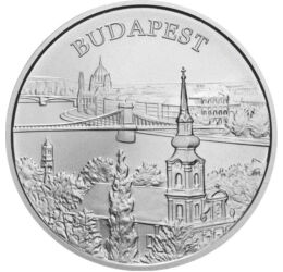 5000 forinţi, Valoare nominală, , clădiri, argint de 925/1000, 31,46 g, Republica Ungară, 2009