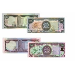 1, 5, 10, 20 dolari, ,  , 0, Trinidad şi Tobago, 2006