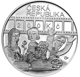 Regizorul romanelor Jules Verne, 200 coroane, argint, Cehia, 2010