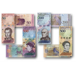 2, 5, 10, 20, 50, 100, 200, 500 bolivar, ,  , 0, Venezuela, 2018