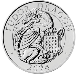 5 lire, Dragon, stemă, , cupru, nichel, 28,28 g, Marea Britanie, 2024