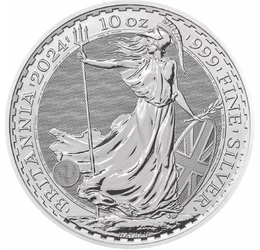 Forţa, mândria şi Britannia, 10 lire, argint, Marea Britanie, 2024