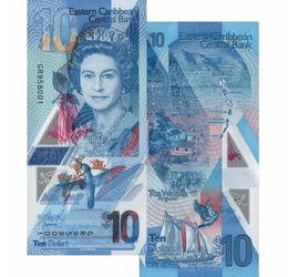 Perla Caraibelor, 5, 10 dolari, Statele Est-Caraibiene, 2019-2021