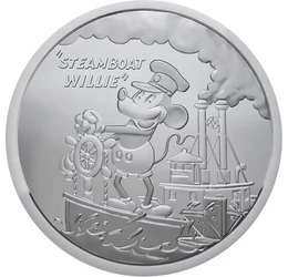 Mickey Mouse şi Disney, 50 cenţi, argint, Insulele Fiji, 2024