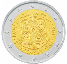  2 euro, Chiril şi Metodie, 2013, Slovacia