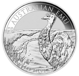 Pasărea, care a învins armata australiană, 1 dolar, argint, Australia, 2024