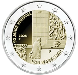  2 euro, Willy Brandt, 2020, Germania