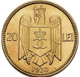  20 lei, Carol II, 1930, România