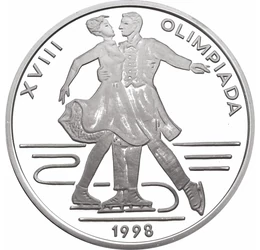  100 lei, Olimpiadă, Patinaj,Ag.,1998, România