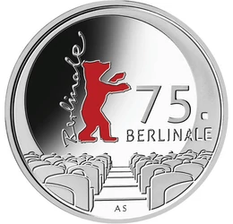 20 euro, Sală de cinema, logo-ul Berlinale, argint de 925/1000, 18 g, Germania, 2025