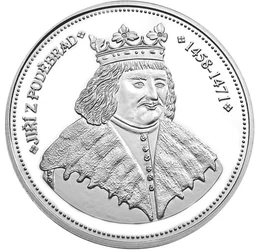 George de Podebrad, medalie, argint, Cehia