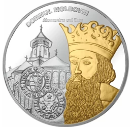  Alexandru cel Bun pl. cu aur, România