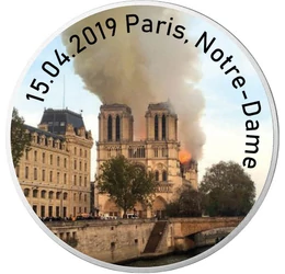  10 euro, Notre Dame, Ag 333, Franţa