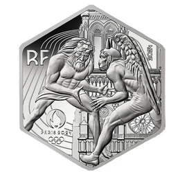 FRA/ 10 euro,Olimpiada 2024, Ag, 2024, Franţa