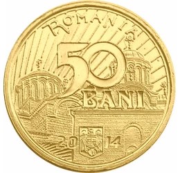 RO/ 50 bani, Vladislav I Vlaicu, 2014,bu, România
