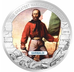 Giuseppe Garibaldi, 5 dolari, Liberia, 2010