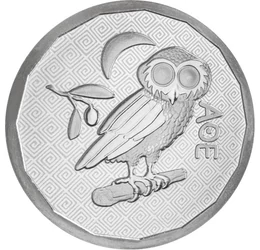 Bufniţa zeiţei, 1 liră, argint, Insula Sfânta Elena, 2024