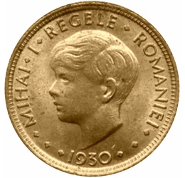 Regele Mihai I, copil, 5 lei, România, 1930