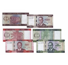 Liberia, 5, 10, 20, 50, 100 dolari, Liberia, 2016