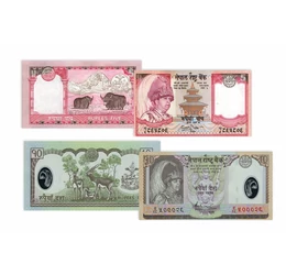 Simboluri ale Nepalului, 5, 10, 20, 50, 100 rupii, Nepal, 2002-2005