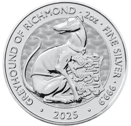 Ogarul din Richmond, 5 lire, argint, Marea Britanie, 2025