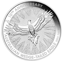 Vulturul de pe cerul Australiei, 1 dolar, argint, Australia, 2024