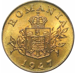  1 leu, Regele Mihai I, 1947, România
