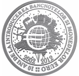  10 lei, Euro are 10 ani, Ag, 2012, România