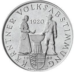  25 şilingi, Referendumul din Carintia, Austria