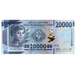 20000 franci, ,  , 0, Guinea, 2018