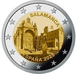Oraşul etern al culturii, 2 euro, Spania, 2025