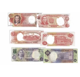 Luptători pentru libertate, 5, 10, 20, 50,100 peso, Insulele Filipine, 1969