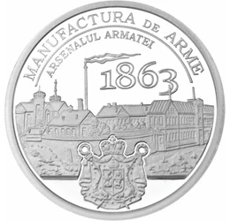  10 lei, Manufactura de Arme, Ag,2013, România