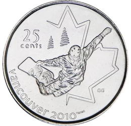  25 cenţi, Snowboard, 2008, Canada
