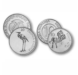 10, 20, 50 tolari, ,  , 0, Slovenia, 2002-2006