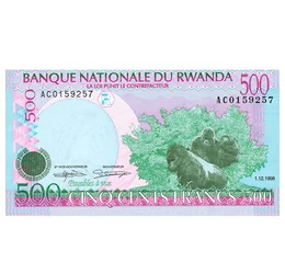 500 franci, ,  , 0, Ruanda, 1998