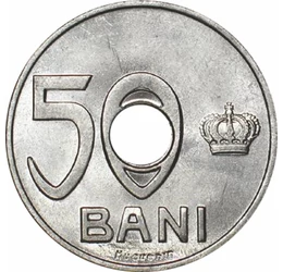  50 bani, Regele Ferdinand, 1921, România